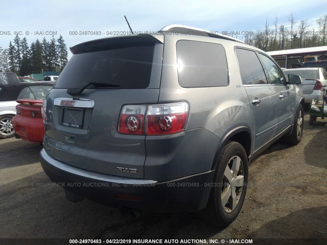 1GKEV33748J264916 - 2008 GMC ACADIA SLT-2 SILVER photo 4