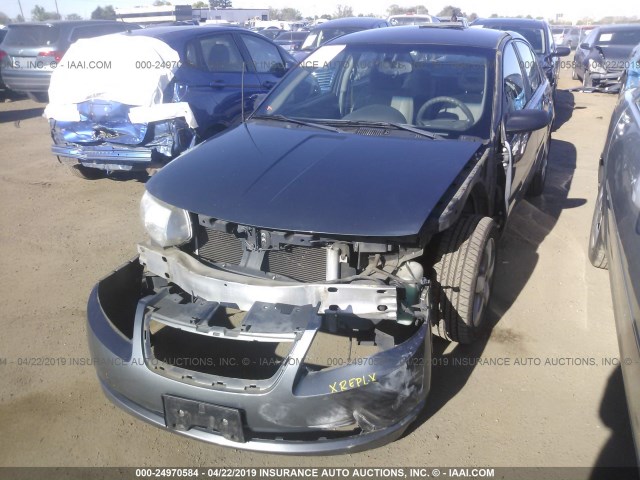 1G8AL55F87Z147897 - 2007 SATURN ION LEVEL 3 GRAY photo 6