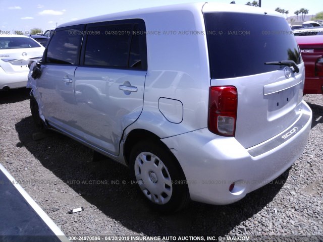 JTLZE4FE2B1124226 - 2011 TOYOTA SCION XB 银色 照片 3