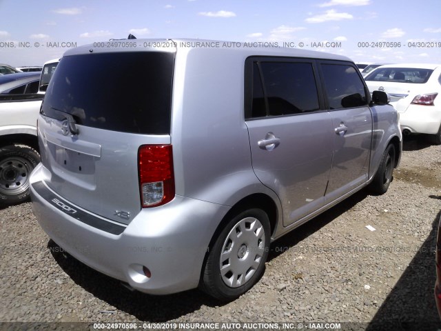 JTLZE4FE2B1124226 - 2011 TOYOTA SCION XB 银色 照片 4