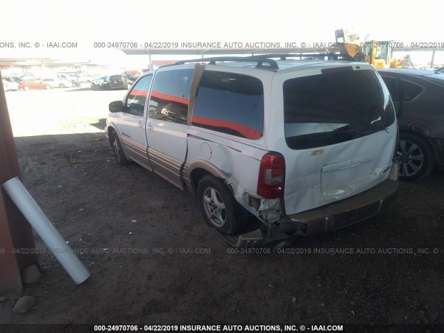 1GMDX03E03D296618 - 2003 PONTIAC MONTANA WHITE photo 3