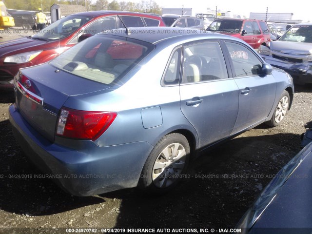 JF1GE6A68AH513477 - 2010 SUBARU IMPREZA 2.5I BLUE photo 4