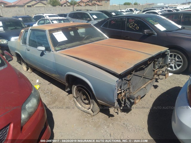 1G4AP37Y1DX497369 - 1983 BUICK LESABRE LIMITED BLUE photo 1