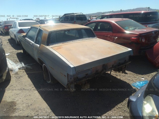 1G4AP37Y1DX497369 - 1983 BUICK LESABRE LIMITED BLUE photo 3