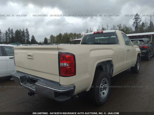 1GTN1LEC3JZ902193 - 2018 GMC SIERRA C1500 WHITE photo 4