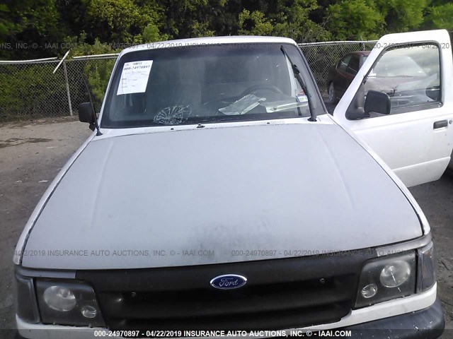 1FTCR10A7SPA45352 - 1995 FORD RANGER WHITE photo 10