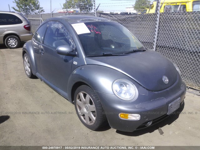 3VWDD21C02M411051 - 2002 VOLKSWAGEN NEW BEETLE GLX GRAY photo 1