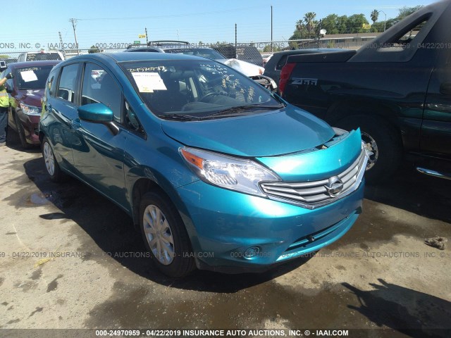 3N1CE2CP9FL431857 - 2015 NISSAN VERSA NOTE S/S PLUS/SV/SL/SR BLUE photo 1