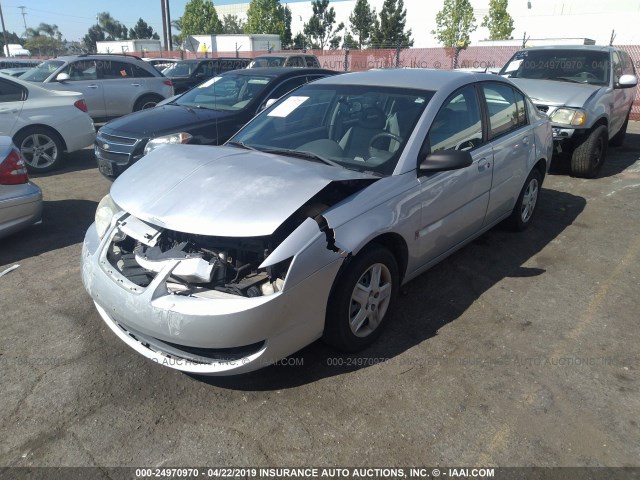 1G8AJ55F16Z192958 - 2006 SATURN ION LEVEL 2 SILVER photo 2