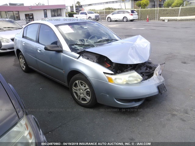 1G8AJ52F63Z162340 - 2003 SATURN ION LEVEL 2 Light Blue photo 1