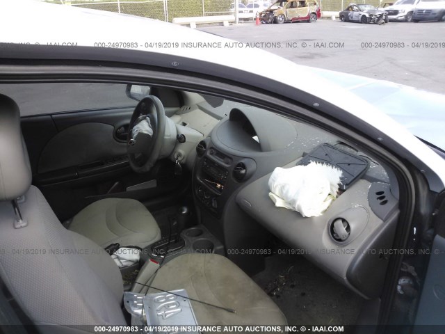 1G8AJ52F63Z162340 - 2003 SATURN ION LEVEL 2 Light Blue photo 5