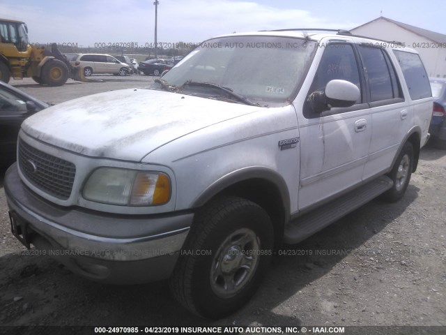 1FMFU18L52LA45029 - 2002 FORD EXPEDITION EDDIE BAUER WHITE photo 2