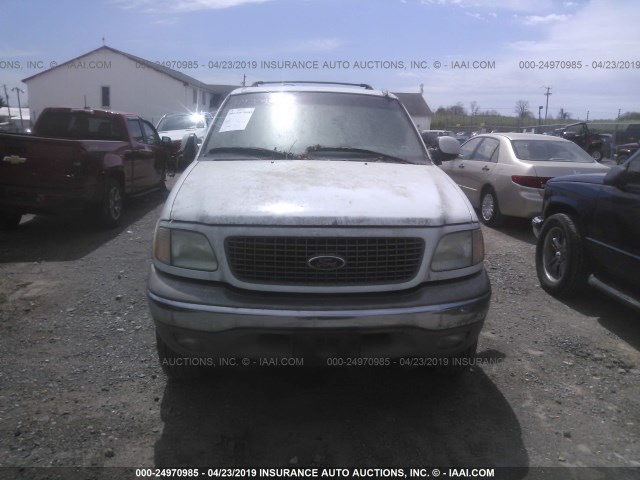 1FMFU18L52LA45029 - 2002 FORD EXPEDITION EDDIE BAUER WHITE photo 6