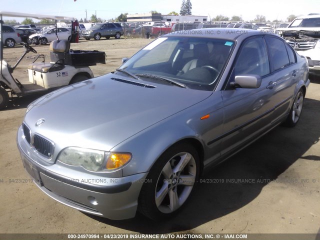 WBAAZ33445KW78947 - 2005 BMW 325 IS SULEV GRAY photo 2