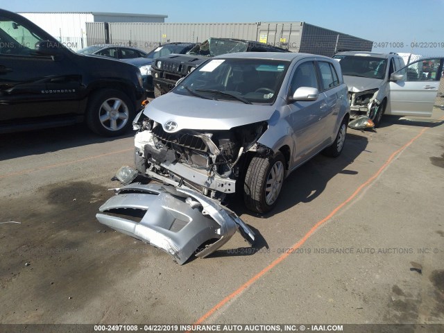 JTKKU10458J011337 - 2008 TOYOTA SCION XD SILVER photo 2