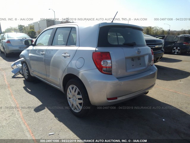 JTKKU10458J011337 - 2008 TOYOTA SCION XD SILVER photo 3