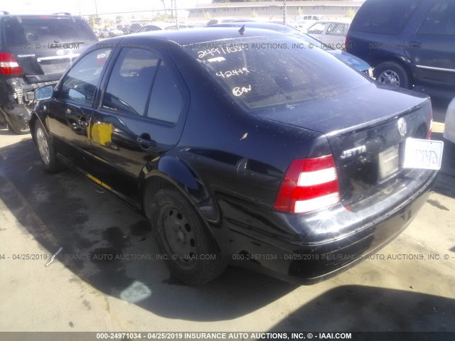 3VWRA69M04M128574 - 2004 VOLKSWAGEN JETTA GL BLACK photo 3