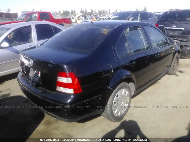 3VWRA69M04M128574 - 2004 VOLKSWAGEN JETTA GL BLACK photo 4