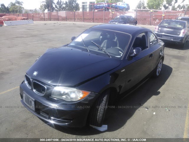 WBAUP93589VF48532 - 2009 BMW 128 I BLACK photo 2