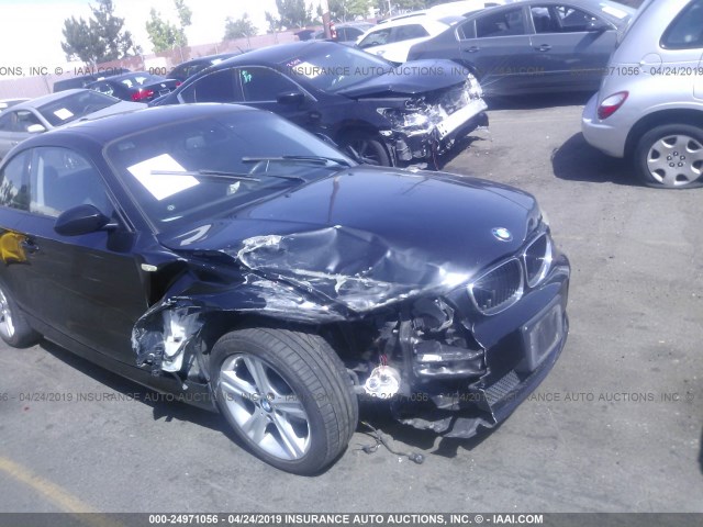 WBAUP93589VF48532 - 2009 BMW 128 I BLACK photo 6