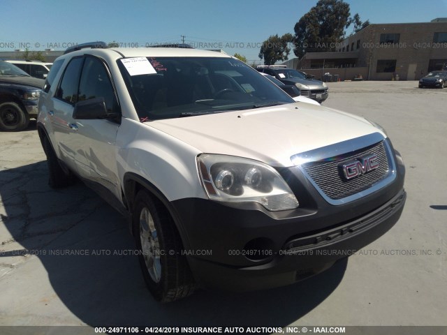 1GKER13728J265622 - 2008 GMC ACADIA SLE WHITE photo 1