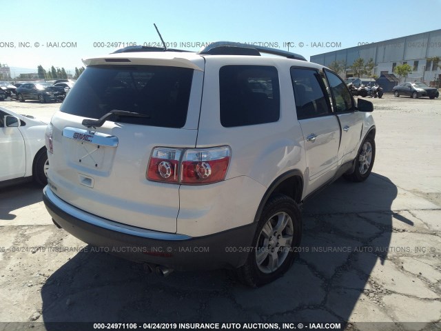 1GKER13728J265622 - 2008 GMC ACADIA SLE WHITE photo 4