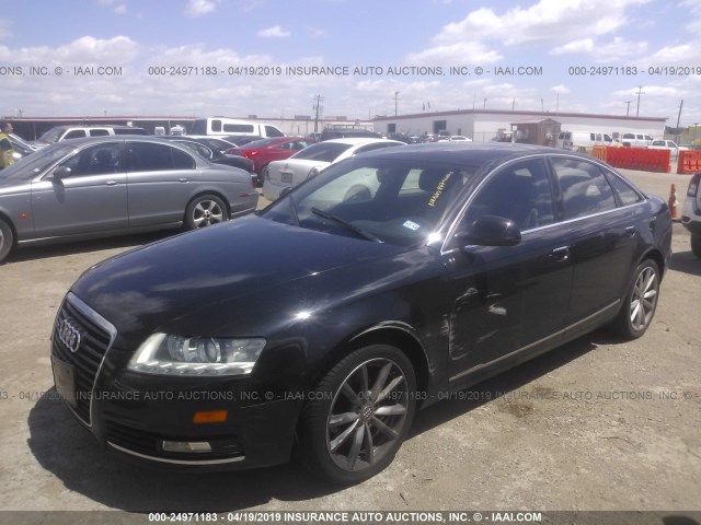 WAUWG74FX9N012926 - 2009 AUDI A6 QUATTRO BLACK photo 2