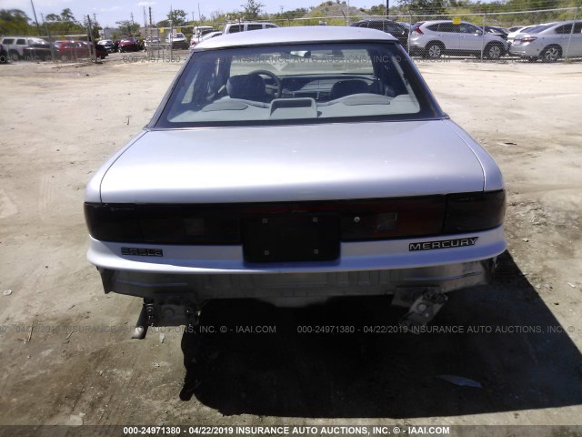 1MELM5347PA638424 - 1993 MERCURY SABLE LS SILVER photo 6