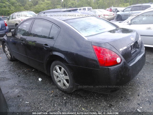 1N4BA41E26C854430 - 2006 NISSAN MAXIMA SE/SL BLACK photo 3