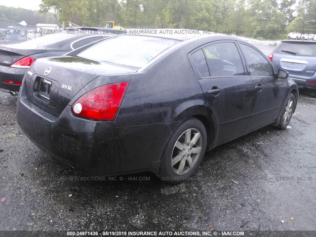 1N4BA41E26C854430 - 2006 NISSAN MAXIMA SE/SL BLACK photo 4