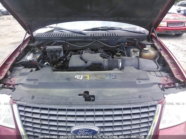 1FMFU16L14LA59242 - 2004 FORD EXPEDITION XLT RED photo 10