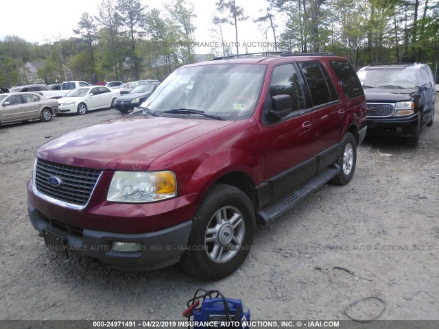 1FMFU16L14LA59242 - 2004 FORD EXPEDITION XLT RED photo 2
