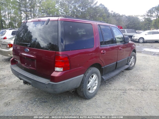 1FMFU16L14LA59242 - 2004 FORD EXPEDITION XLT RED photo 4