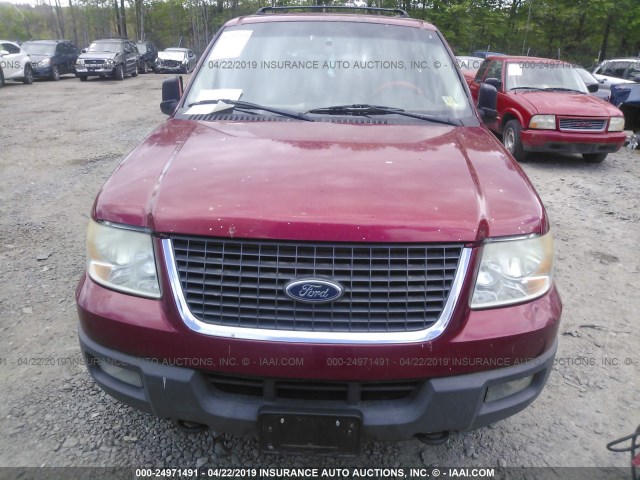 1FMFU16L14LA59242 - 2004 FORD EXPEDITION XLT RED photo 6