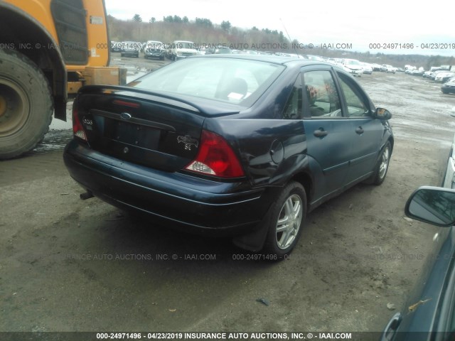 1FAFP34P13W170552 - 2003 FORD FOCUS SE/SE COMFORT/SE SPORT BLUE photo 4