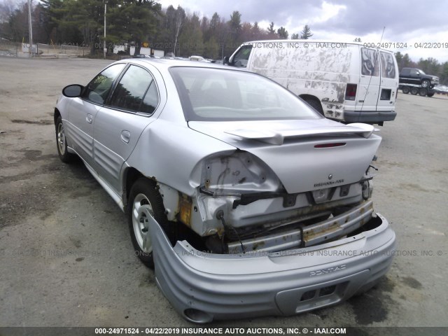 1G2NF52F92C312522 - 2002 PONTIAC GRAND AM SE1 SILVER photo 3