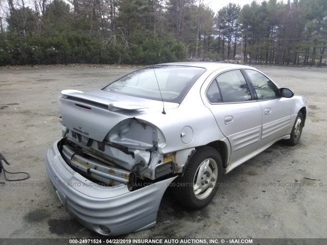 1G2NF52F92C312522 - 2002 PONTIAC GRAND AM SE1 SILVER photo 4