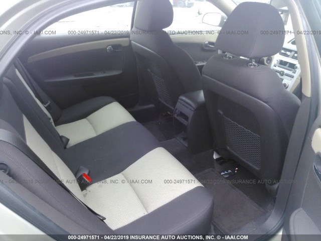 1G1ZB5EB6AF123186 - 2010 CHEVROLET MALIBU LS TAN photo 8