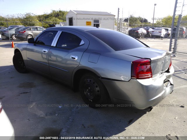 2B3KA43G87H856658 - 2007 DODGE CHARGER SE/SXT GRAY photo 3