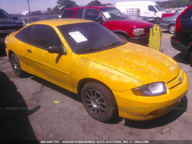 1G1JF12F237293379 - 2003 CHEVROLET CAVALIER LS YELLOW photo 1