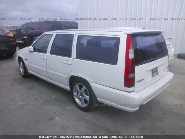 YV1LW537XW2403119 - 1998 VOLVO V70 T5 TURBO WHITE photo 3