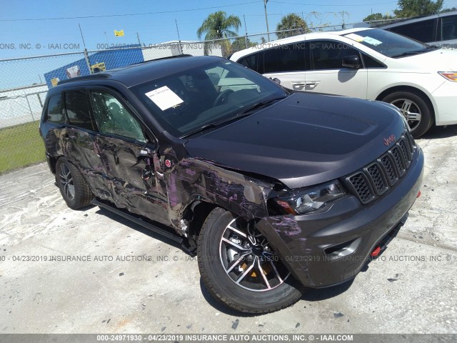 1C4RJFLG2KC718828 - 2019 JEEP GRAND CHEROKEE TRAILHAWK GRAY photo 1