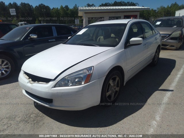 JHMCN36455C009226 - 2005 HONDA ACCORD HYBRID WHITE photo 2