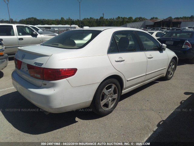 JHMCN36455C009226 - 2005 HONDA ACCORD HYBRID WHITE photo 4