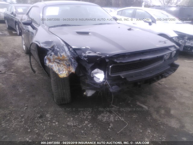 2B3CJ4DV0AH300529 - 2010 DODGE CHALLENGER SE BLACK photo 6