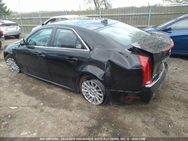 1G6DG5E58C0139394 - 2012 CADILLAC CTS LUXURY COLLECTION BLACK photo 3