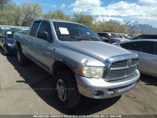 3D7KU28D53G755294 - 2003 DODGE RAM 2500 ST/SLT SILVER photo 1