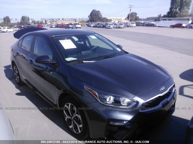 3KPF24AD3KE040953 - 2019 KIA FORTE FE/LX/LXS GRAY photo 1