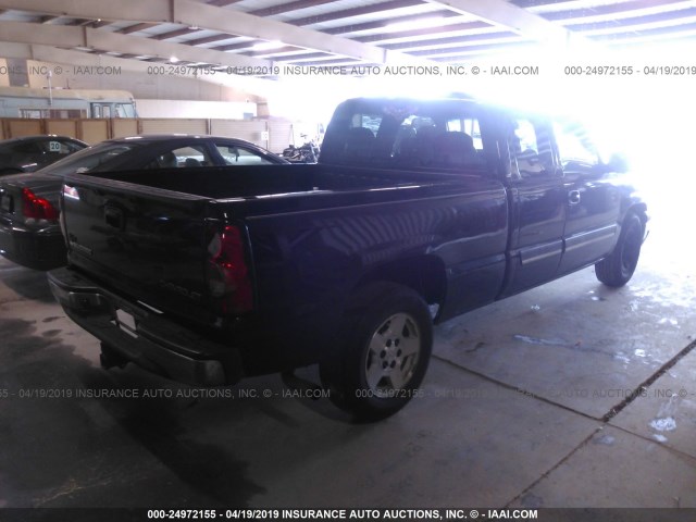 2GCEC19V951297069 - 2005 CHEVROLET SILVERADO C1500 BLACK photo 4