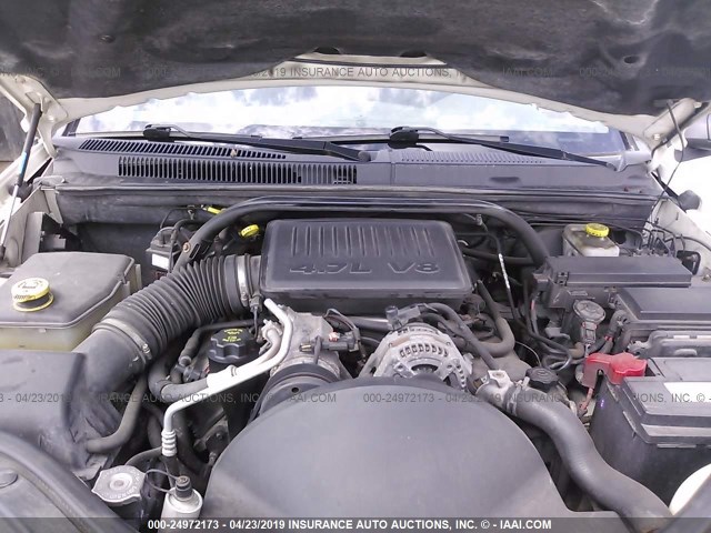 1J4HR48N75C504285 - 2005 JEEP GRAND CHEROKEE LAREDO/COLUMBIA/FREEDOM 白色 照片 10